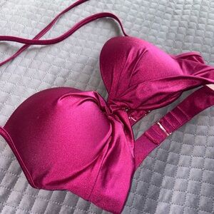 Shade & Shore Fuchsia Bikini Top